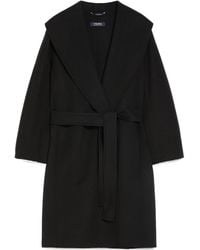 Max Mara - Double-Faced Wool Robe Coat - Lyst