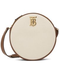 Burberry - Louise Monogram Canvas Crossbody Bag - Lyst