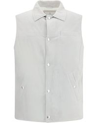 Brunello Cucinelli - Sleeveless Buttoned Vest - Lyst