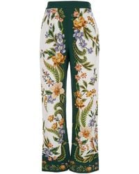 FARM Rio - Botanical Print Wide-Leg Pants - Lyst