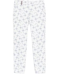 Peserico - Geometric-Print Trousers - Lyst