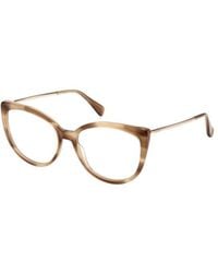 Max Mara - Cat-Eye Frame Glasses - Lyst