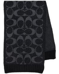 COACH - Ribbed Scarf - Lyst