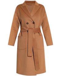 Anine Bing - Dylan Belted Double-Breasted Coat - Lyst