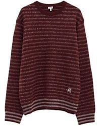 Loewe - Wool Crewneck Sweater - Lyst