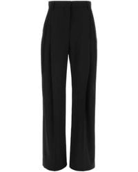 Stella McCartney - Pleated Pressed Crease Trousers - Lyst