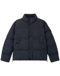 Stone Island - Logo Patch Bomber Jacket - Lyst