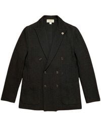 Lardini - Double-Breasted Suit Jacket - Lyst