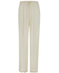 Dries Van Noten - Sheer Pleated Trousers - Lyst