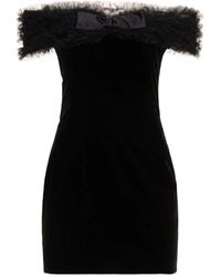Alessandra Rich - Strapless Mini Dress - Lyst
