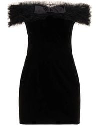 Alessandra Rich - Strapless Mini Dress - Lyst