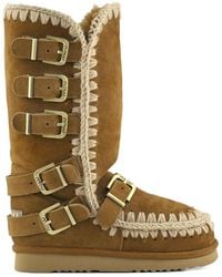 Mou - Eskimo Buckle Strap Boots - Lyst