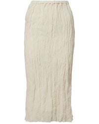 Rohe - Cotton-Blend Midi Skirt - Lyst