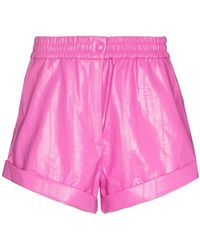 ROTATE BIRGER CHRISTENSEN - High Waist Turn-Up Hem Shorts - Lyst