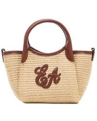 Emporio Armani - Top-Handles Logo-Detail Bag - Lyst