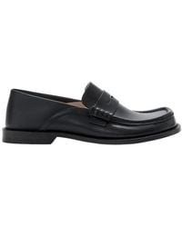 Loewe - Campo Flap Back Loafers - Lyst