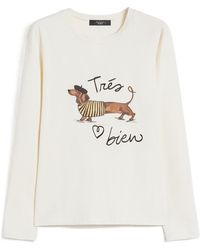 Weekend by Maxmara - Long-Sleeved Crewneck T-Shirt - Lyst