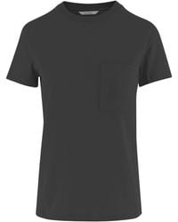 Max Mara - Crew Neck Short-Sleeved T-Shirt - Lyst