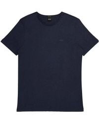 BOSS - Round-Necked Logo T-Shirt - Lyst