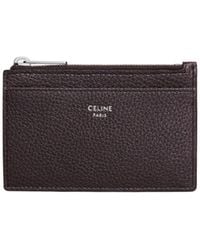 Celine - Zipped Card Holder - Lyst