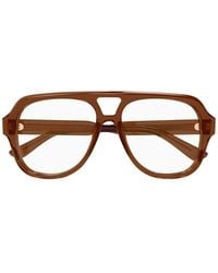 Chloé - Chloé Eyewear Navigator Frame Glasses - Lyst