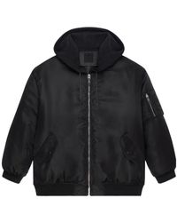 Givenchy - Oversized Hooded Bomber Jacket - Lyst