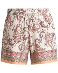 Etro - Paisley Printed Roma Swim Trunks - Lyst