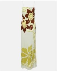 SIR. - Amaia Floral Silk Crêpe Slip Dress - Lyst
