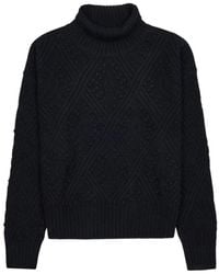 Max Mara - High-Necked Long-Sleeved Sweater - Lyst