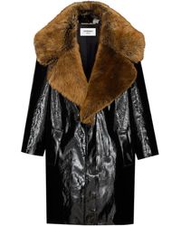Saint Laurent - Cocoon Oversized Coat - Lyst