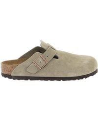 Birkenstock - Boston Buckle-Strap Fastened Mules - Lyst
