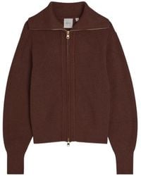 Varley - Enrico Ribbed Zip Cardigan - Lyst
