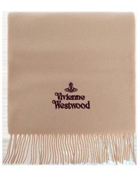 Vivienne Westwood - Logo Fringe Scarf - Lyst