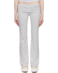 Skims - Cotton Jersey Foldover Lounge Pants - Lyst
