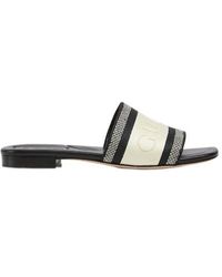 Gucci - Slide Sandal With Web, Fabric - Lyst