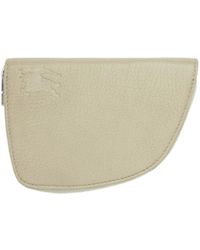 Burberry - Medium Shield Leather Wallet - Lyst