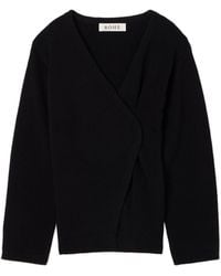 Rohe - Off-Shoulder Wrap Cardigan - Lyst