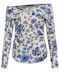 Isabel Marant - Danka Floral Off-Shoulder Top - Lyst