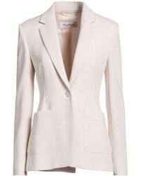 Max Mara - Textured Knit Single-Button Fitted Blazer - Lyst