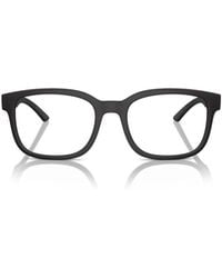 Prada Linea Rossa - Prada Eyewear Square Frame Glasses - Lyst