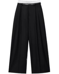 Alexander Wang - Mid-Rise Layered Boxer Tailored Pants - Lyst