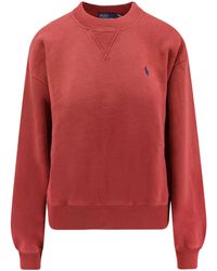 Polo Ralph Lauren - Logo Embroidered Crewneck Sweatshirt - Lyst
