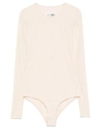 MM6 by Maison Margiela - Long-Sleeved Bodysuit - Lyst