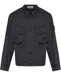 Stone Island - Long-Sleeved Casual Jacket - Lyst