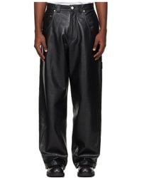 Vetements - Hip-Hop Leather Pants With Belt Loops - Lyst