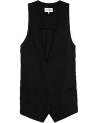 MM6 by Maison Margiela - V-Neck Vest - Lyst