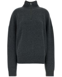 Extreme Cashmere - 235 Hie Half-Zip Knitted Sweater - Lyst