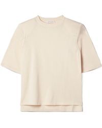 Altuzarra - Lilou Oversized Silk And Cotton-Blend Jersey T-Shirt - Lyst