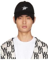 we11done - Logo-Print Cotton Baseball Cap - Lyst