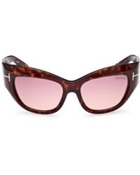 Tom Ford - Eyewear Cat-Eye Frame Sunglasses - Lyst